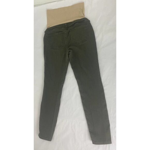 Lauren Conrad Maternity Jeans Jegging Olive Green Fall Autumn Winter - Size 4 - Picture 4 of 10